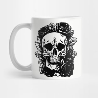 skull and roses Mug